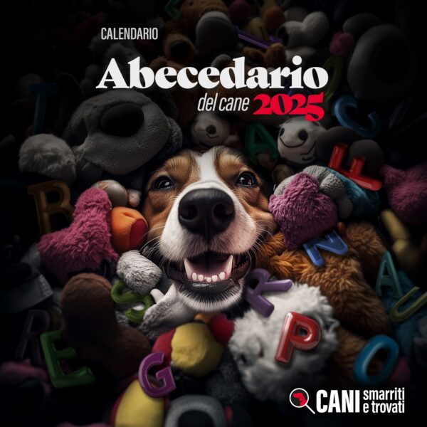 copertina calendario 2025 ABECEDARIO DEL CANE